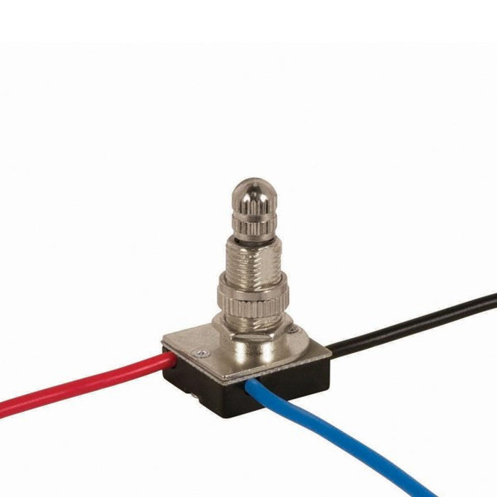 Satco 90-590 Rotary Switch, Nickel Plated