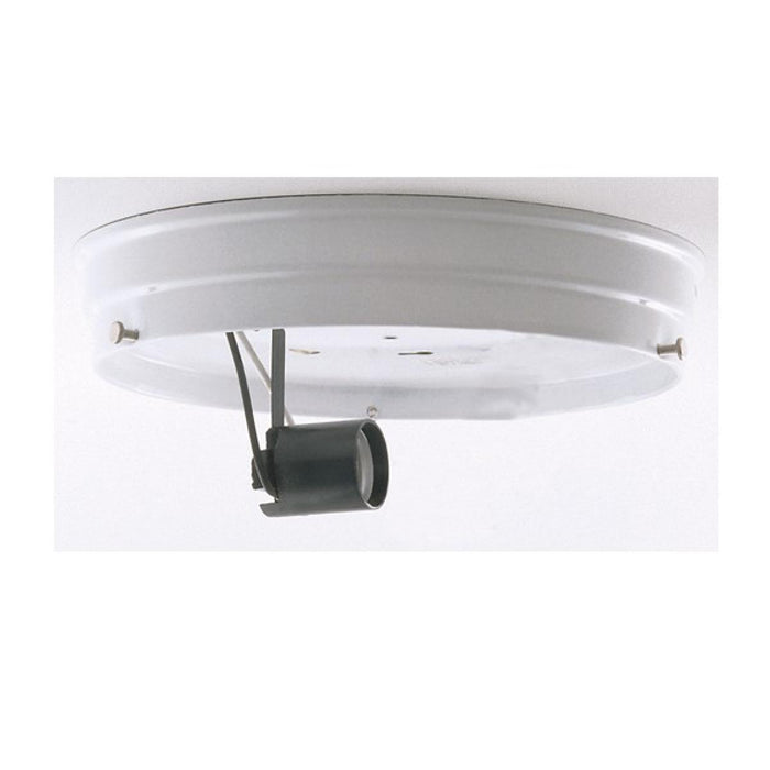 Satco 90-686 One Light Ceiling Pan, White