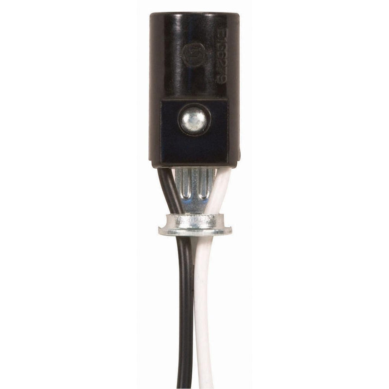 Satco 90-738 Socket, Black