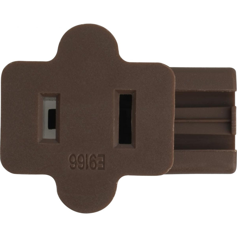Satco 90-793 Female Slide Plug, Brown