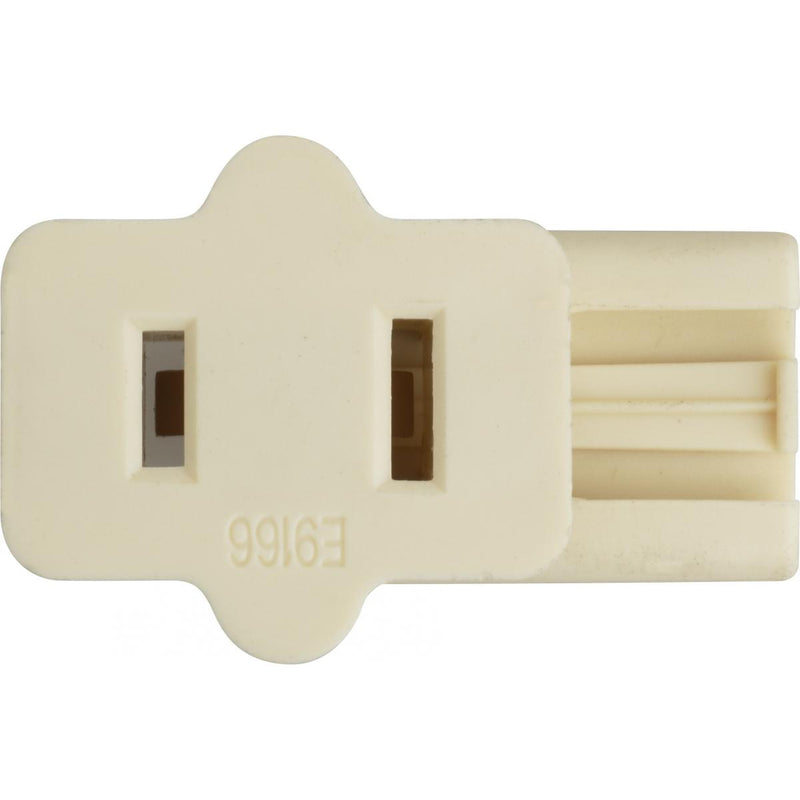 Satco 90-794 Female Slide Plug, Ivory