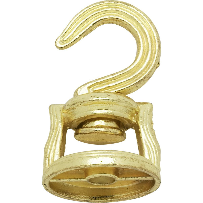 Satco 90-815 Revolving Swivel Hooks, Brass Plated