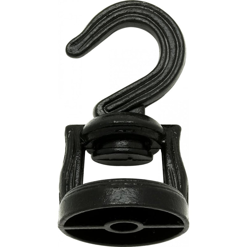 Satco 90-817 Revolving Swivel Hooks, Black