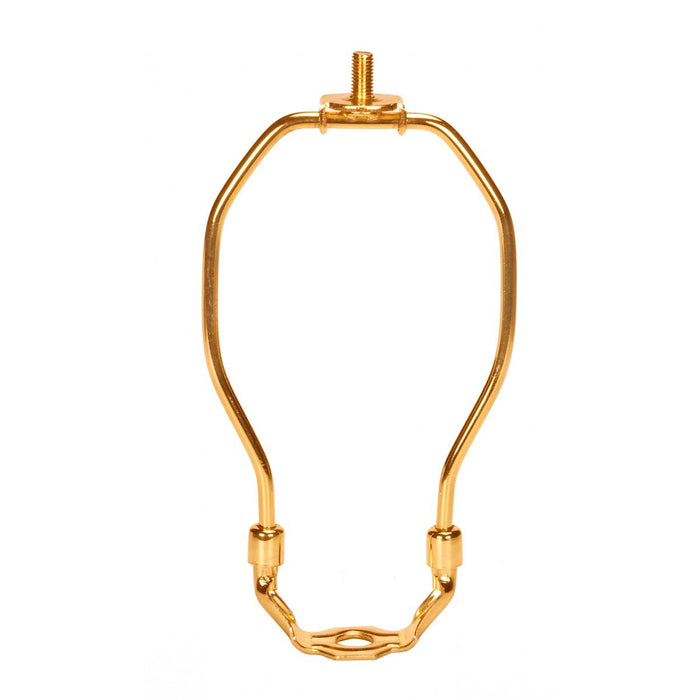 Satco 90-919 Heavy Duty Harp, Polished Brass