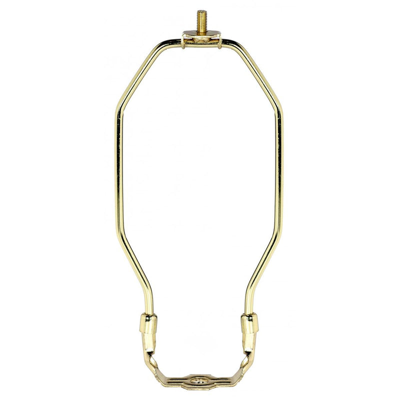 Satco 90-920 Heavy Duty Harp, Polished Brass