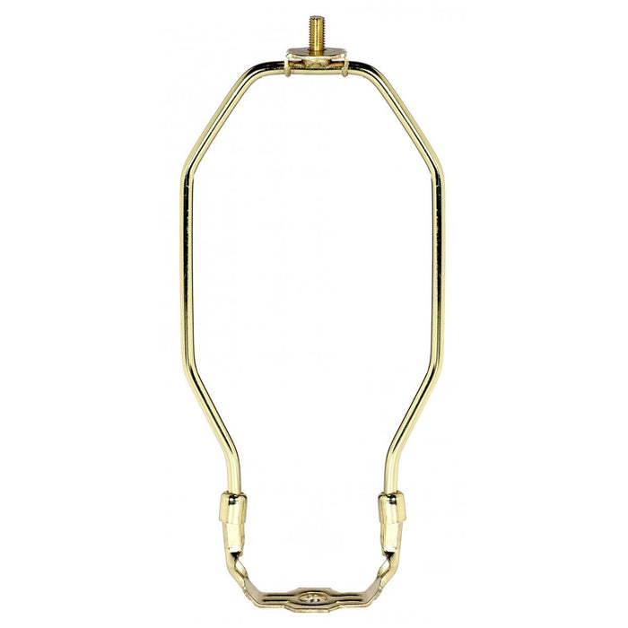 Satco 90-920 Heavy Duty Harp, Polished Brass