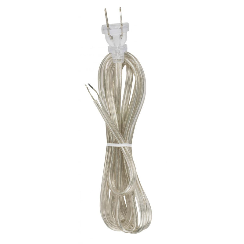 Satco 90-967 Cord Sets, Clear Silver