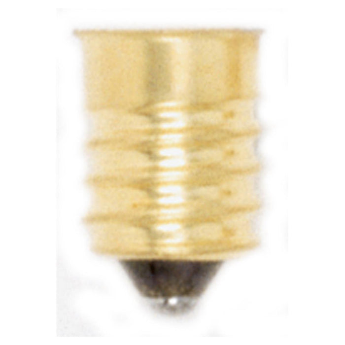 Satco 92-401 French To Candelabra E14 - E12 Reducer, Gold