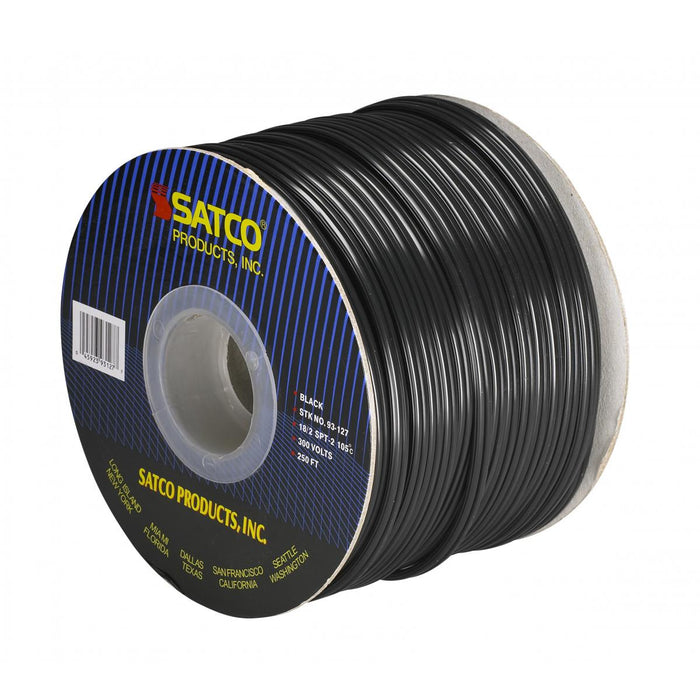 Satco 93-127 Lamp And Lighting Bulk Wire, Black