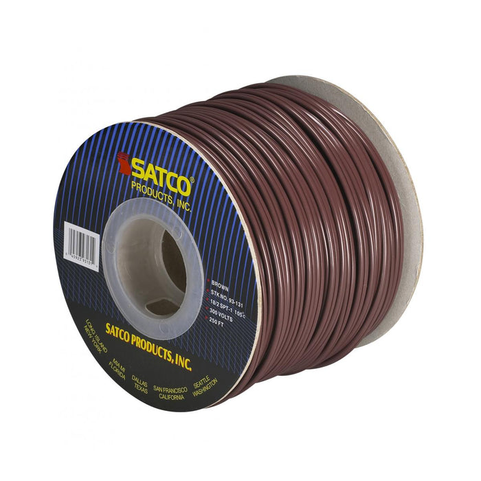 Satco 93-131 Lamp And Lighting Bulk Wire, Brown