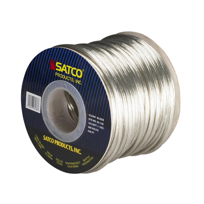 Satco 93-138 Lamp And Lighting Bulk Wire, Silver