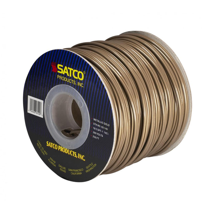 Satco 93-140 Lamp And Lighting Bulk Wire, Metallic Gold