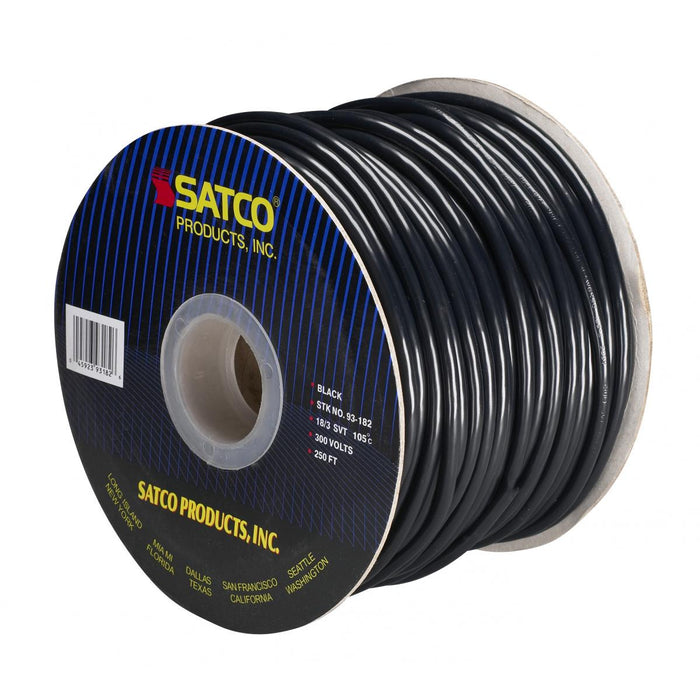Satco 93-182 Bulk Wire, Black