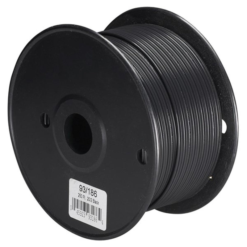 Satco 93-186 Lamp And Lighting Bulk Wire, Black
