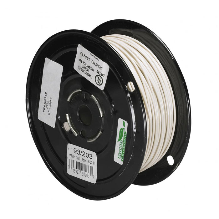 Satco 93-203 Lighting Bulk Wire, White