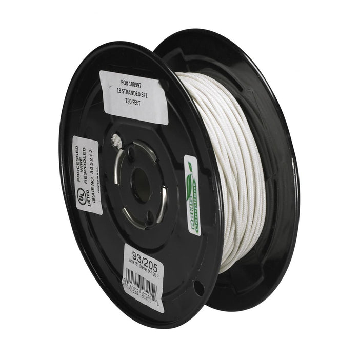Satco 93-205 Lighting Bulk Wire, White