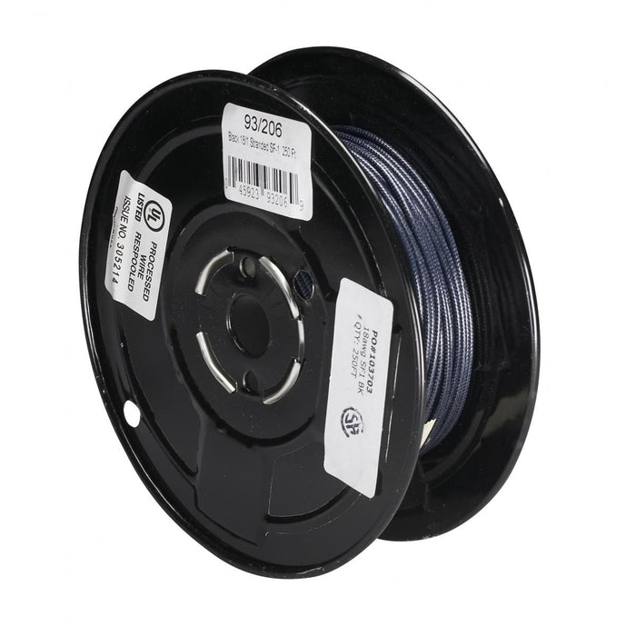 Satco 93-206 Lighting Bulk Wire, Black