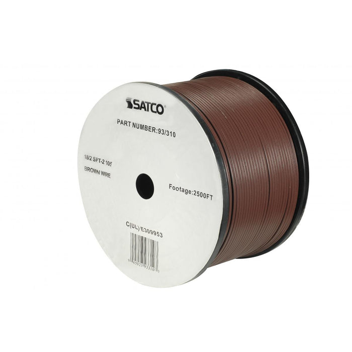 Satco 93-310 Lamp And Lighting Bulk Wire, Brown