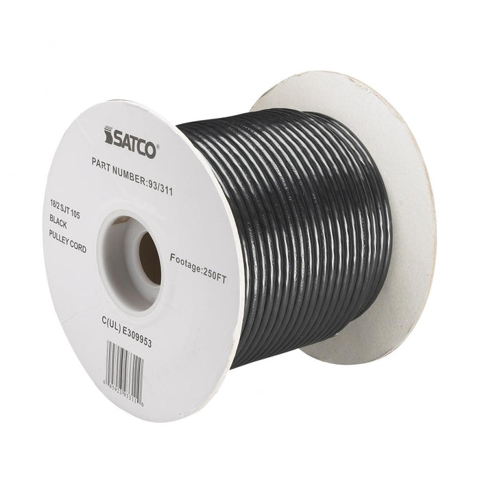 Satco 93-311 Bulk Wire, Black
