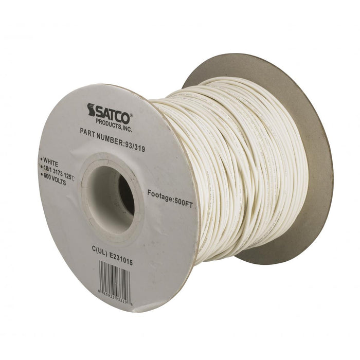 Satco 93-319 Lighting Bulk Wire, White