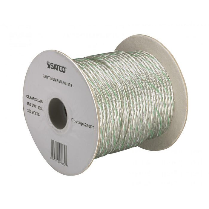 Satco 93-332 Bulk Wire, Clear Silver