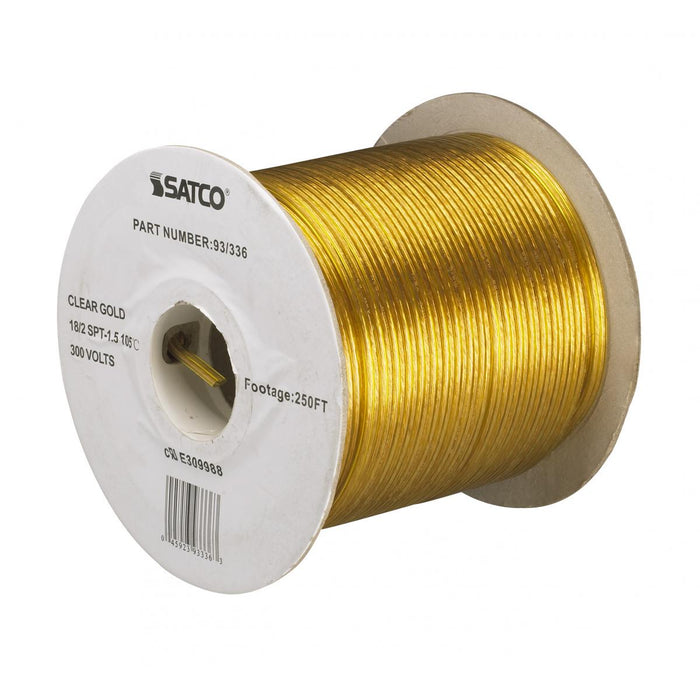 Satco 93-336 Lamp And Lighting Bulk Wire, Clear Gold