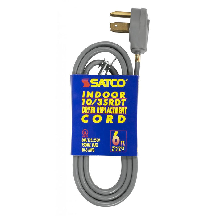 Satco 93-5028 Cord, Gray