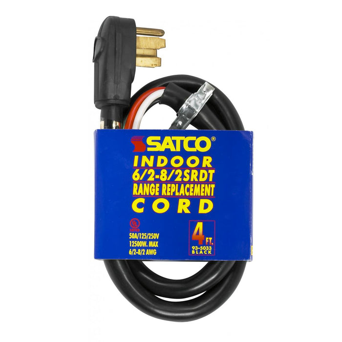 Satco 93-5033 Cord, Black