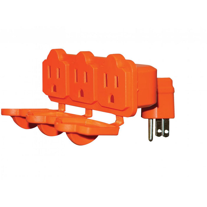 Satco 93-5042 Outdoor Grounded 3 Outlet Current Tap