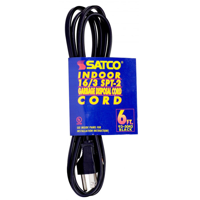 Satco 93-5043 Cord, Black