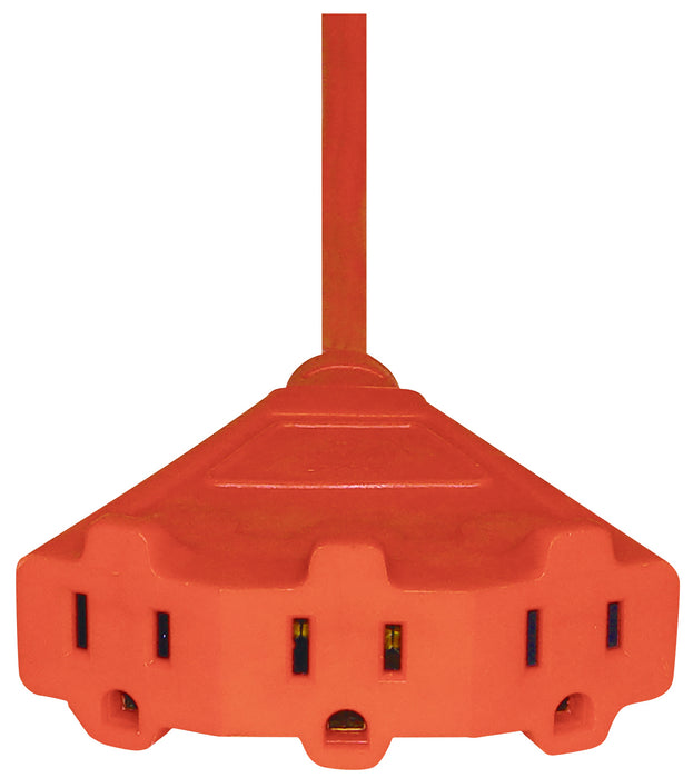 Satco 93-5053 Extension Cord, Orange