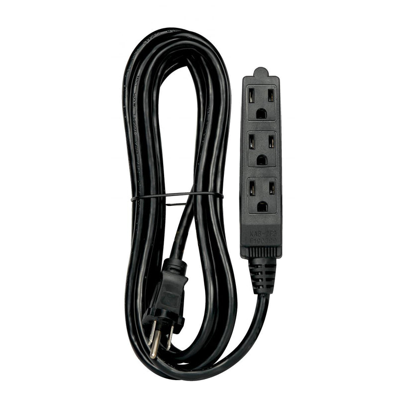 Satco 93-5056 Extension Cord, Black