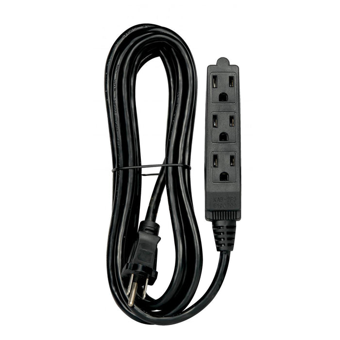 Satco 93-5056 Extension Cord, Black
