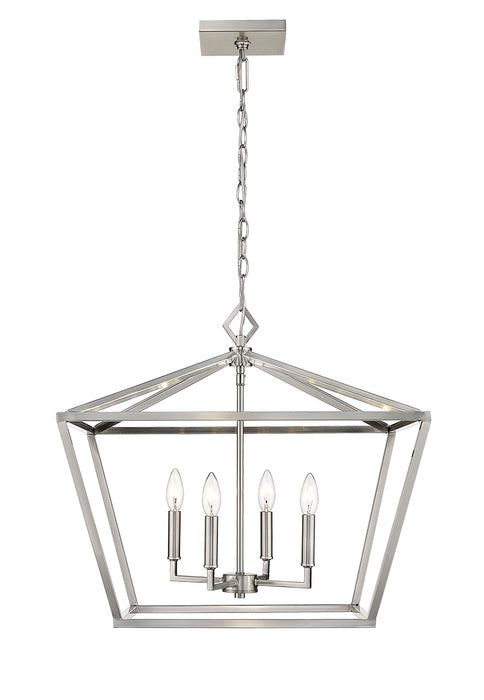 Millennium 3294-SN Four Light Pendant, Satin Nickel
