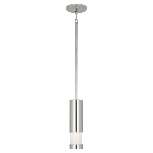 Robert Abbey 595 One Light Pendant, Polished Aluminum