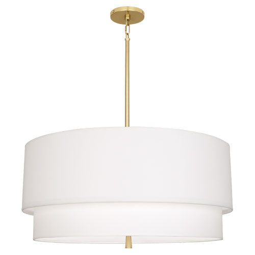 Robert Abbey AW139 Three Light Pendant, Modern Brass