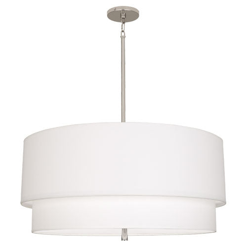 Robert Abbey AW140 Three Light Pendant, Polished Nickel