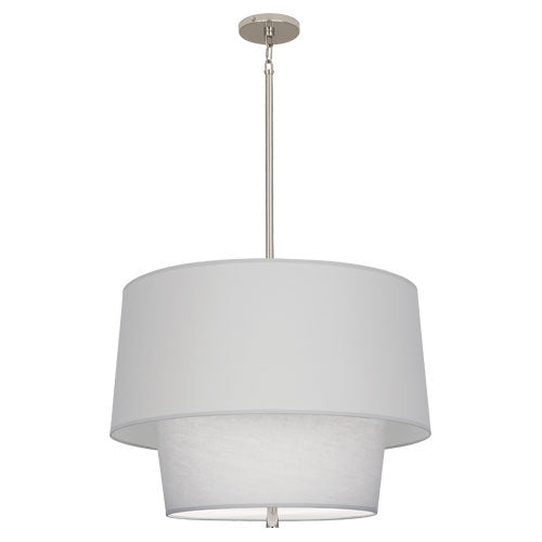 Robert Abbey PG138 Three Light Pendant, Polished Nickel
