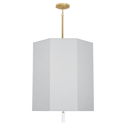 Robert Abbey PG202 Six Light Pendant, Modern Brass w/ Clear Crystal