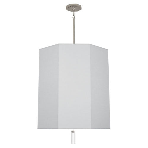Robert Abbey PG203 Six Light Pendant, Polished Nickel w/ Clear Crystal