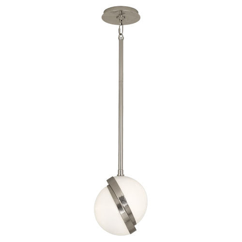 Robert Abbey S624 One Light Pendant, Polished Nickel