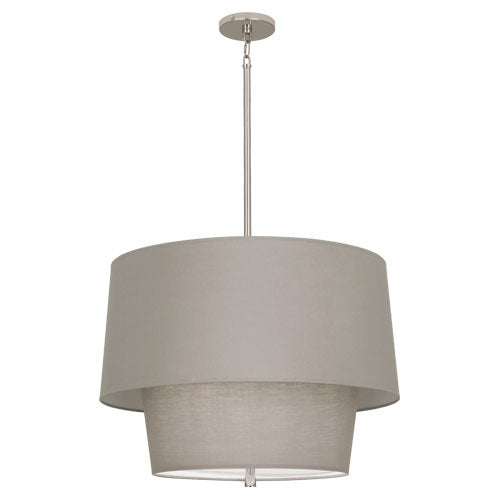 Robert Abbey SG138 Three Light Pendant, Polished Nickel