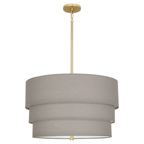 Robert Abbey SG141 Three Light Pendant, Modern Brass