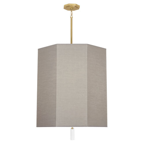 Robert Abbey SG202 Six Light Pendant, Modern Brass w/ Clear Crystal
