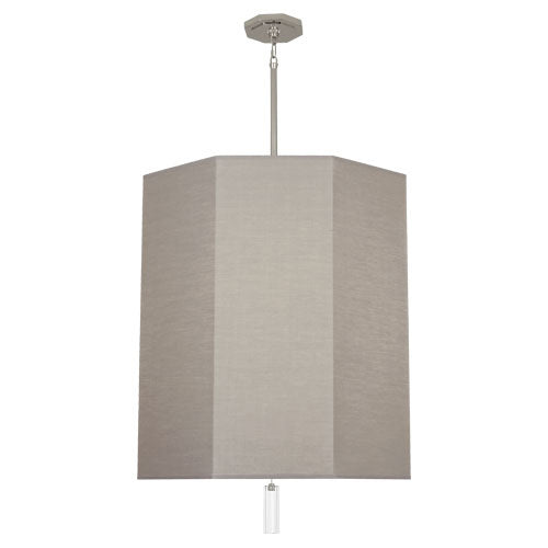 Robert Abbey SG203 Six Light Pendant, Polished Nickel w/ Clear Crystal