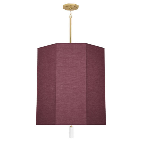 Robert Abbey VW202 Six Light Pendant, Modern Brass w/ Clear Crystal