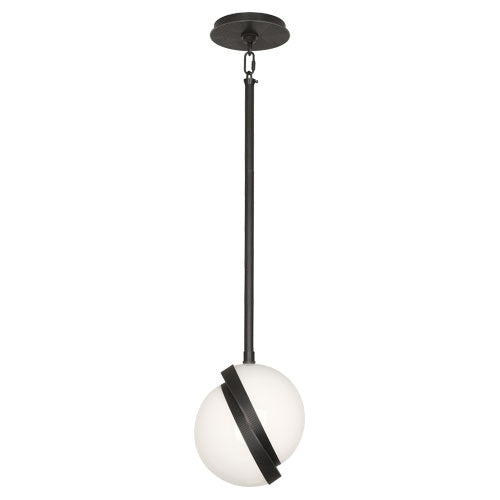 Robert Abbey Z624 One Light Pendant, Deep Patina Bronze
