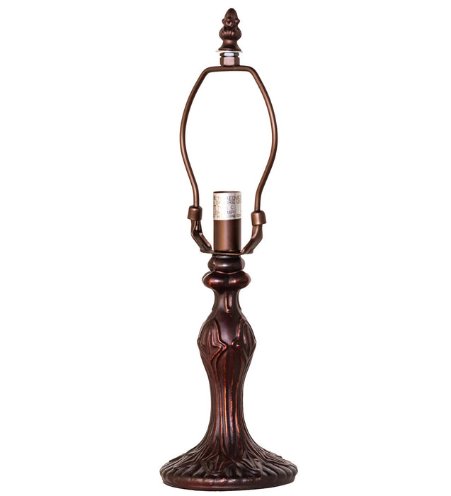 Meyda Tiffany 10088 One Light Table Base, Mahogany Bronze