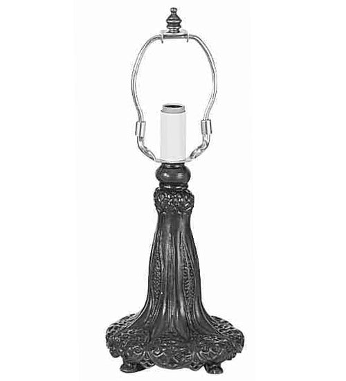 Meyda Tiffany 10265 One Light Accent Lamp Base, Mahogany Bronze