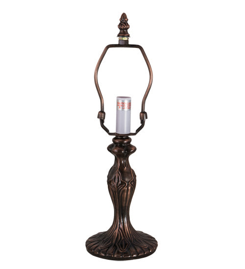 Meyda Tiffany 10623 One Light Table Base, Mahogany Bronze